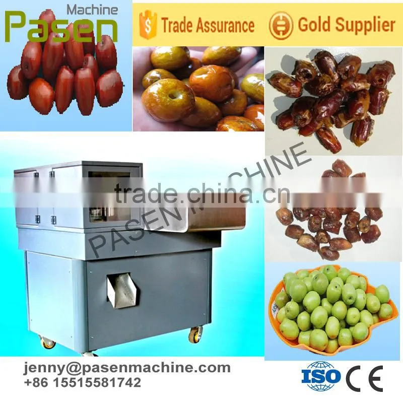 High technology red date pit remove machine / jujube pitting machine / cherry pitter machine
