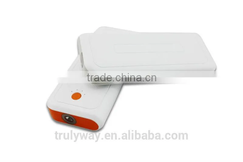 Imitation leather design TP-10 10400mAh power bank with 4 li-ion 18650 battery