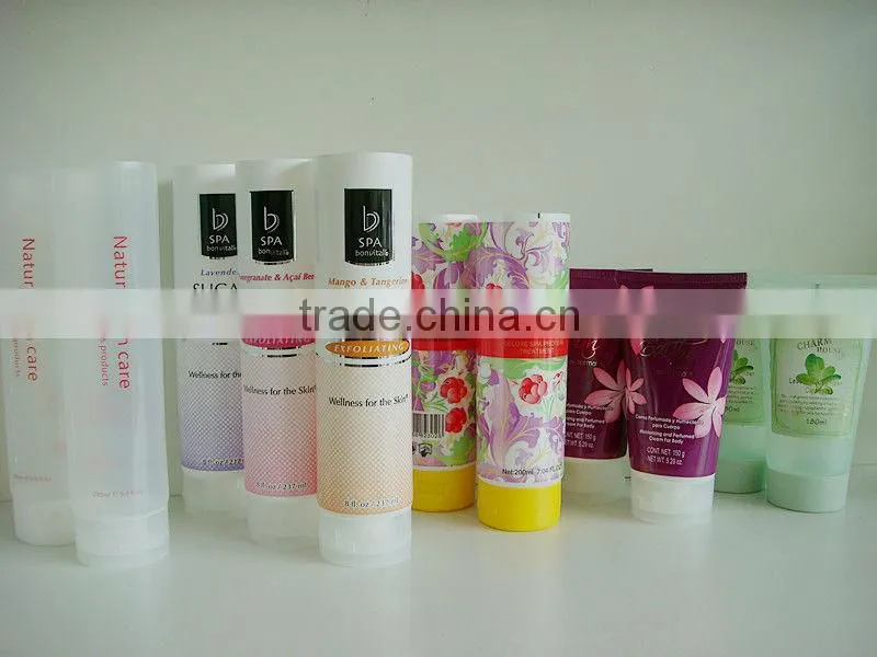 Transparent plastic tube
