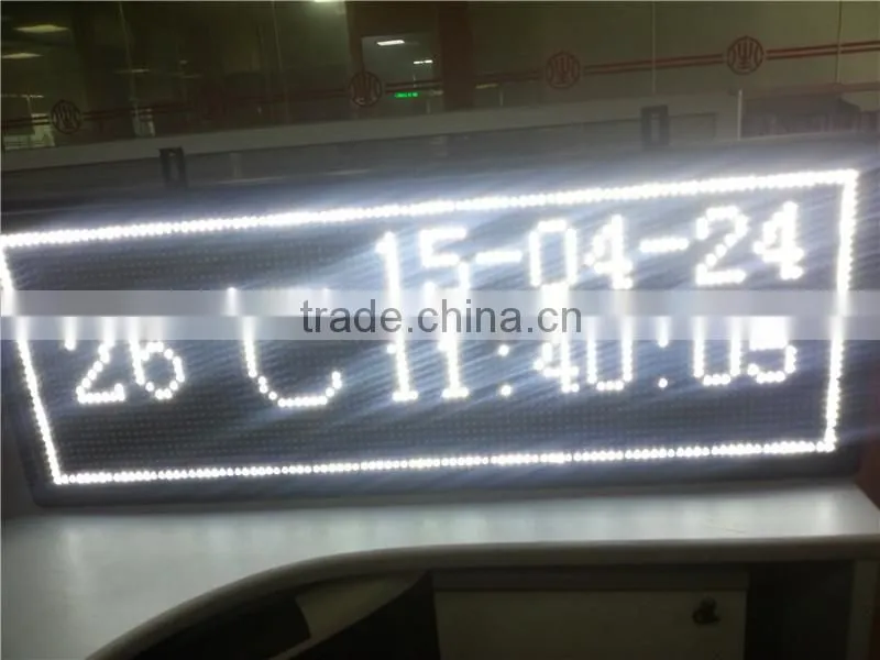 LED modules of single white color led module for bus advertise