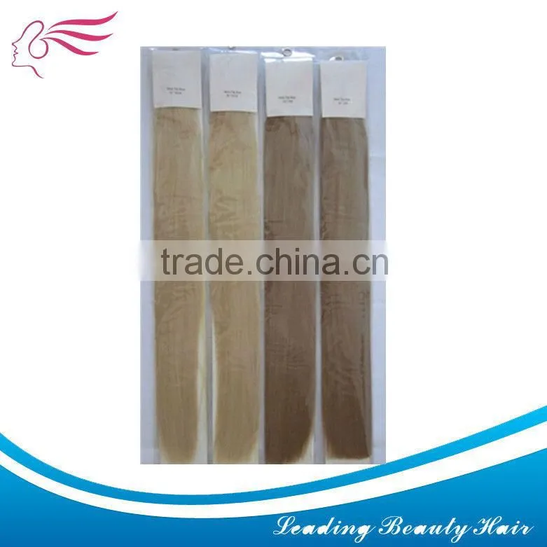 Wholesale natural wave virgin/remy Indian hair weft/weaving