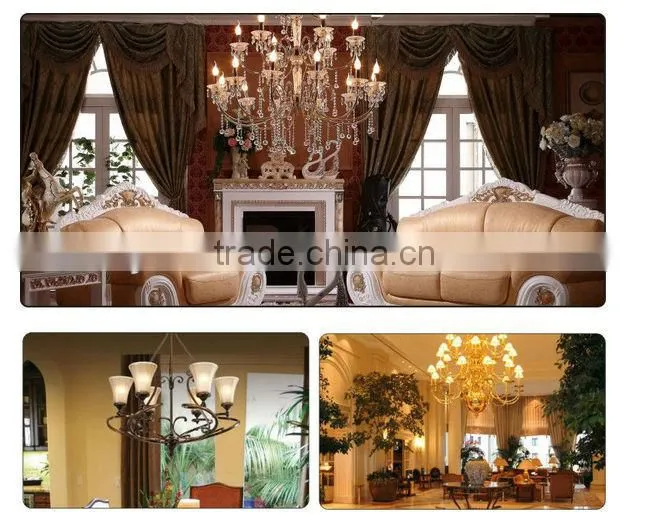 made in china A60 E27 470lm 4.7W 360 degree led light filament bulb