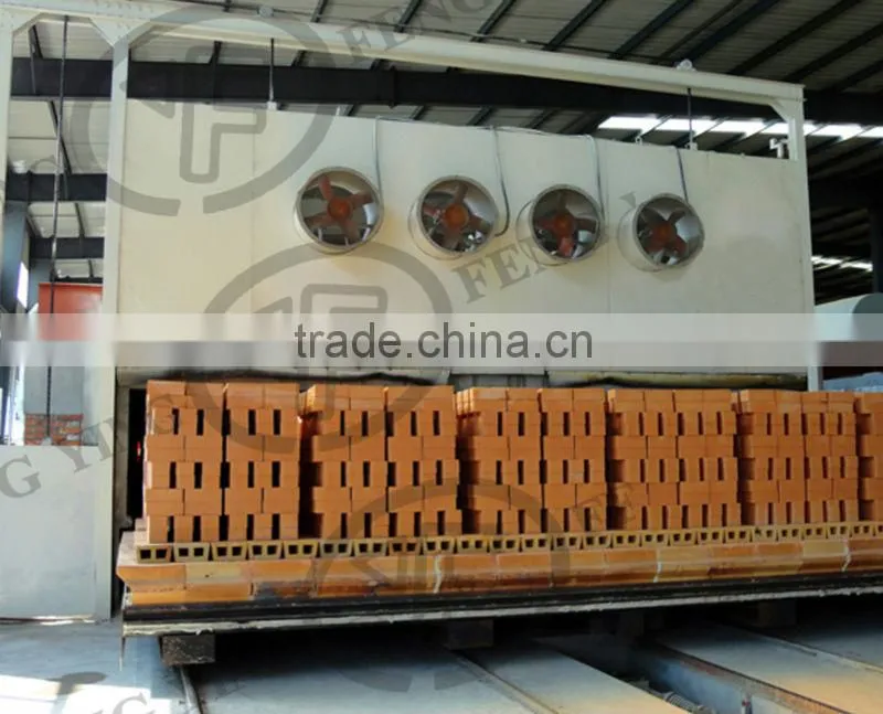 New technology for brick firing! fired clay brick tunnel kiln
