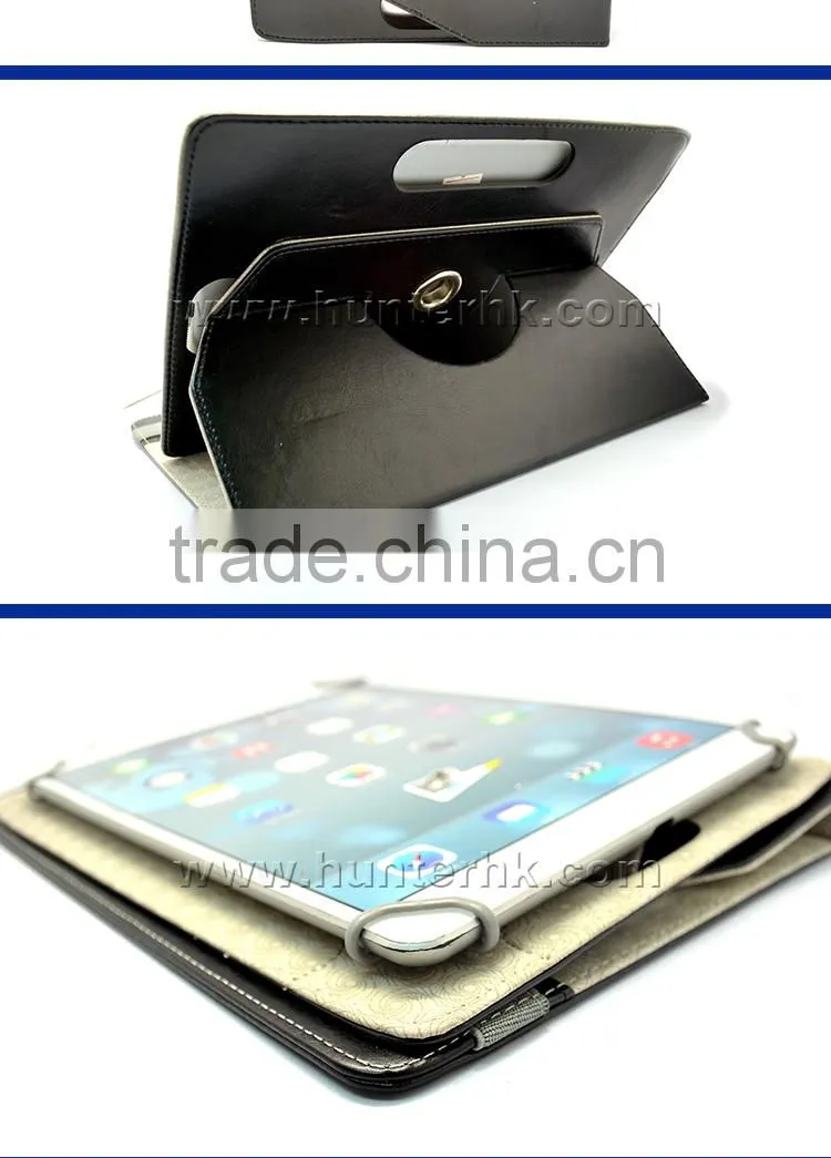 10" 360 Rotating With 3 Hole Universal Tablet Case