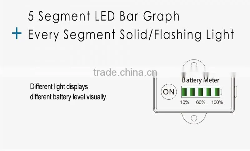 high quality runleader battery indicator for motorcycle snowmobile