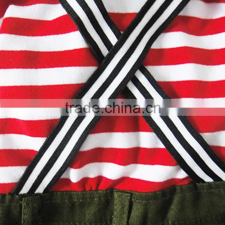 Wholesale Sailor Striation Dog Couples Dress fit for Spring Summer Autumn