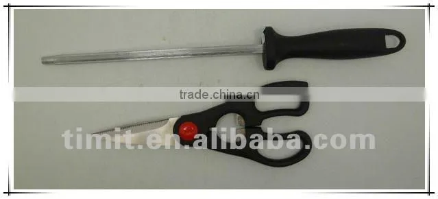 8pcs stainless steel solid handle good quality with block kitchen knife