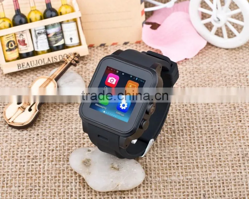 Top Android Smart watch phone with 3G WIFI GPS in 2015 smart watch
