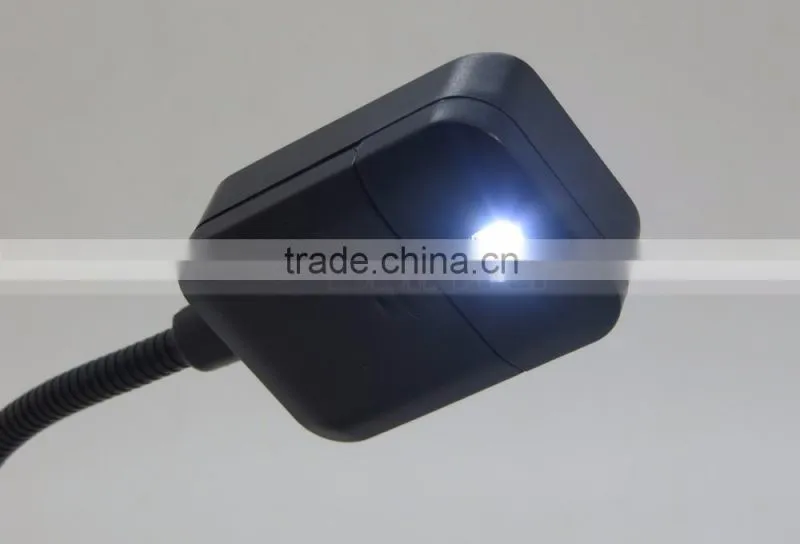 IP33 Grade 7lm LED Warm White Light Source LED Clip On Book Light