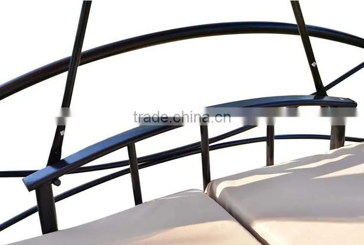 Outsunny Outdoor 3 Person Patio Gazebo Outdoor Canopy Garden Swing Bed