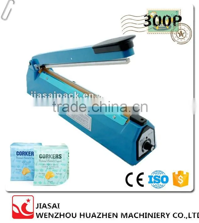 High quality plastic bag sealer model SF300P for home use or small shop