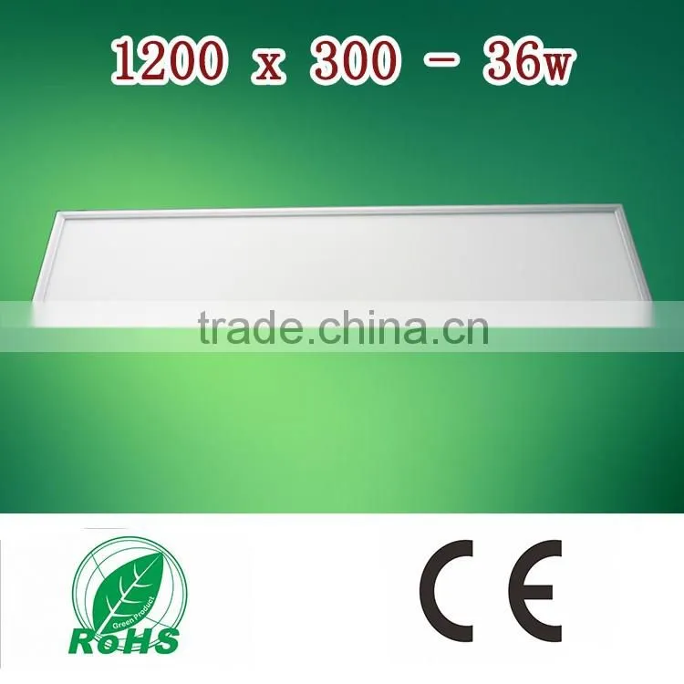 1200 X 300-36W High brightness 3 years warranty led panel light