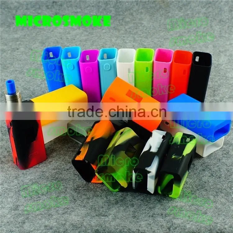 2016 Hottest Original Cuboid 150W Temp Control box mod silicone case/skin/sleeve/protector/wrap/decal colorful cover 19 colors