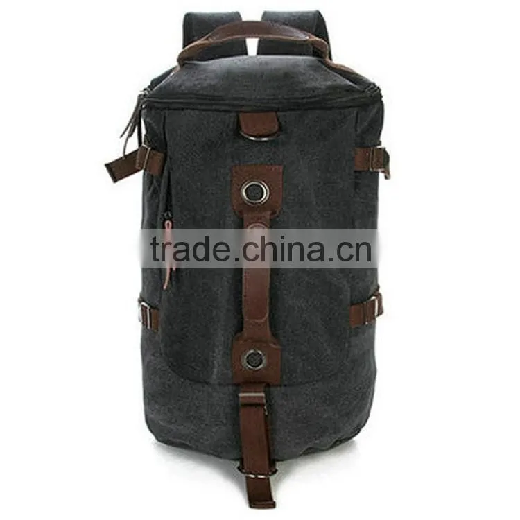 Large capacity man travel bag outdoor mountaineering backpack men bags hiking camping canvas bucket shoulder bag