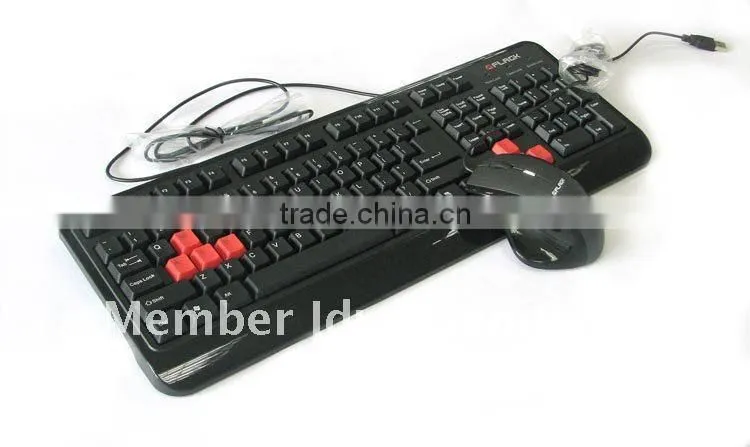 Hot Wired Computer Keyboard and mouse for gaming