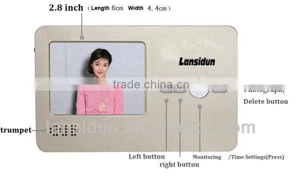 decorative fire security door viewer