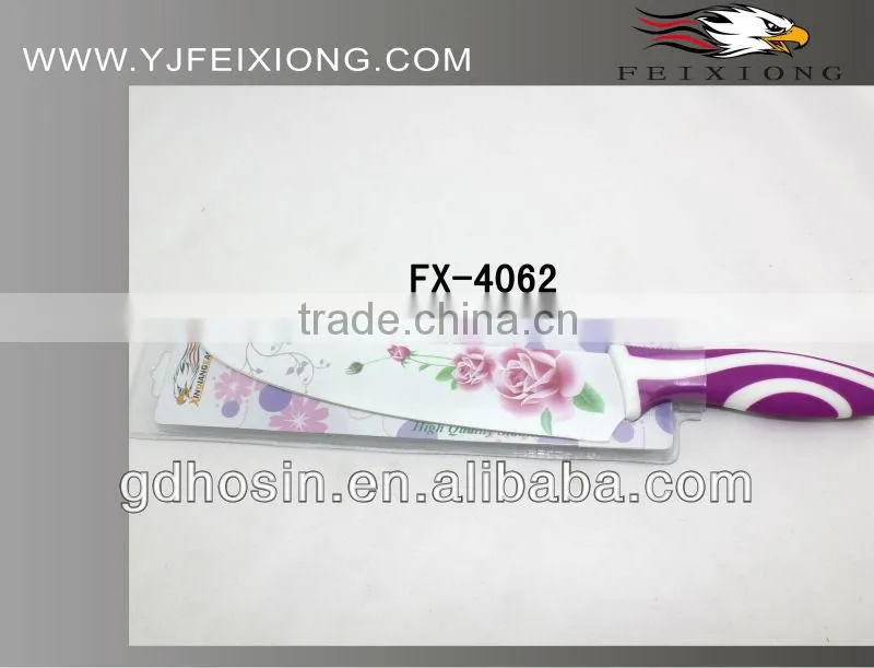 Popular!!! color titanium kitchen knife