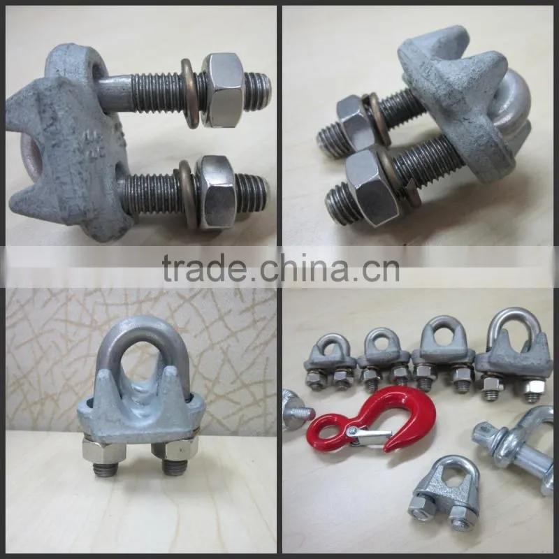 m8 din741 steel wire rope clip (DIN741)