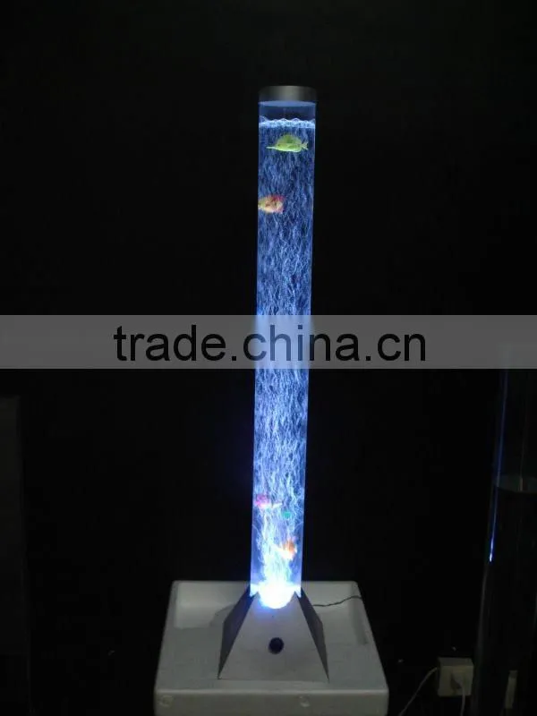 plastic fish lamp,sell wedding lamp ,plastic vase ,led flower vase,craft light,water column light led light