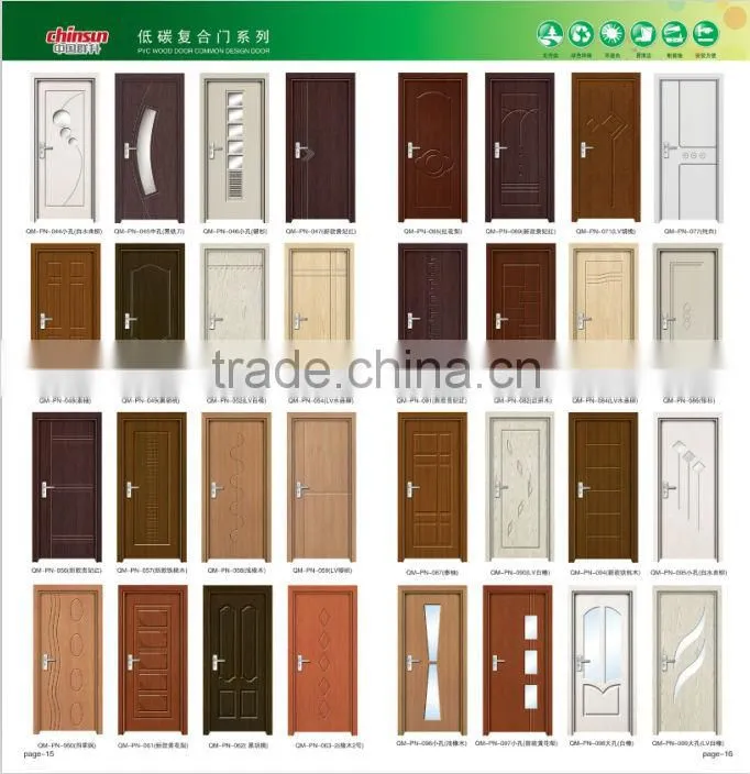 BEST SALE interior MDF PVC door(Top quality,quickly lead time.Reasonable price)