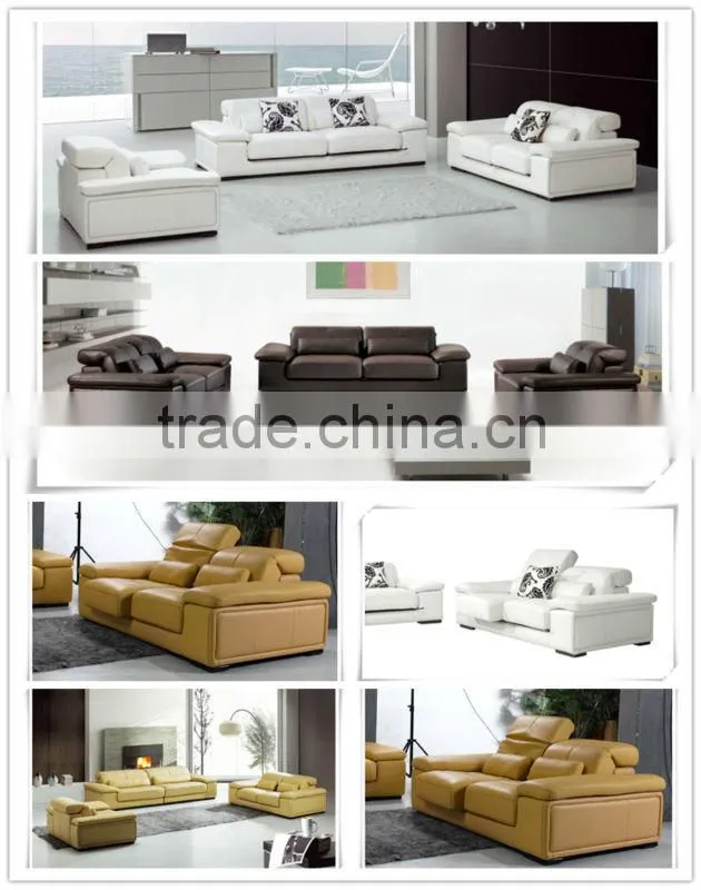 Beautifu Italy leather sofa set