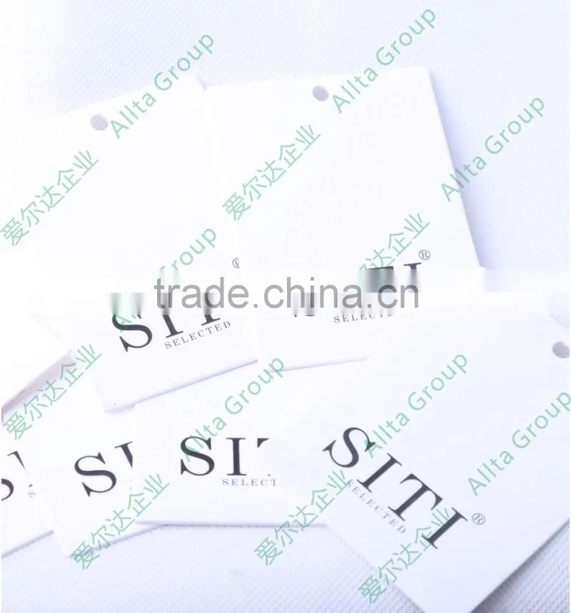 White Color Custom Printed Clothing Labels