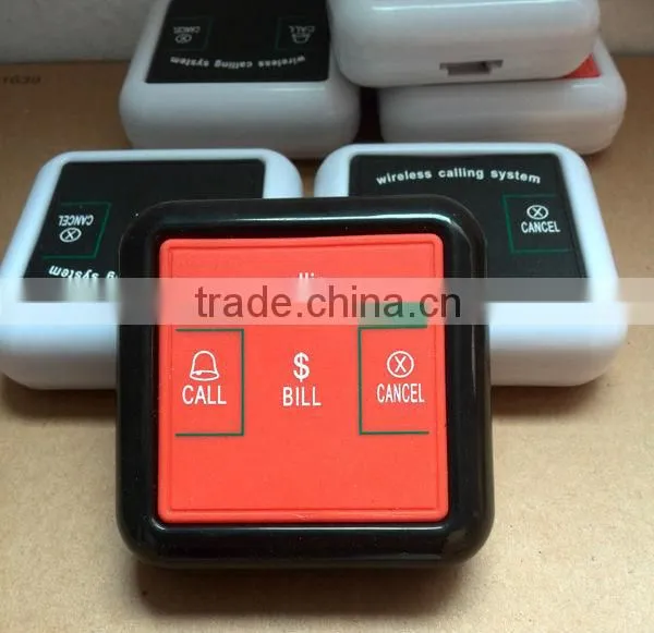wireless restaurant calling button guest paging system waiter calling system MMcall Wireless call button