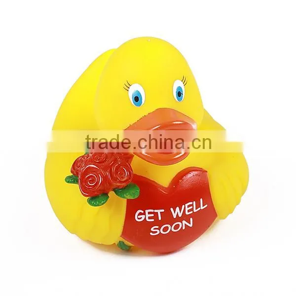 Promotional Floating Rubber Bath Toy Duck
