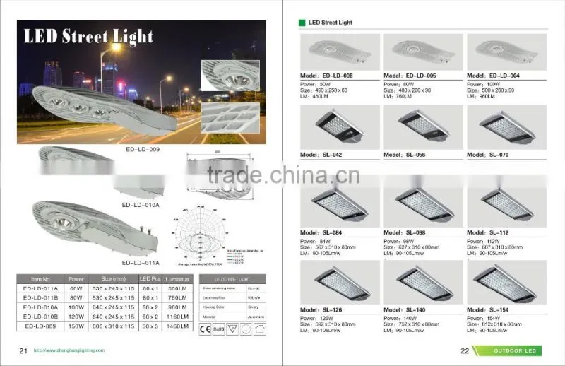 IP66 98W LED street light ,Ourdoor street Led light