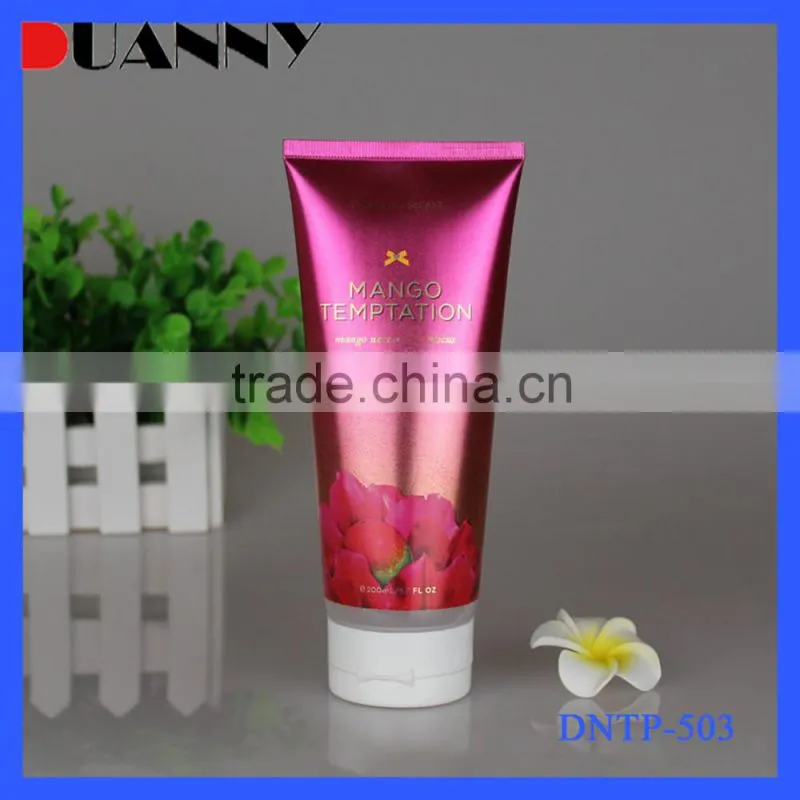 Cosmetic Plastic Soft Tube Plastic Packaging Tube With Screw Cap Or Flip Top Cap Pe Plastic Tube