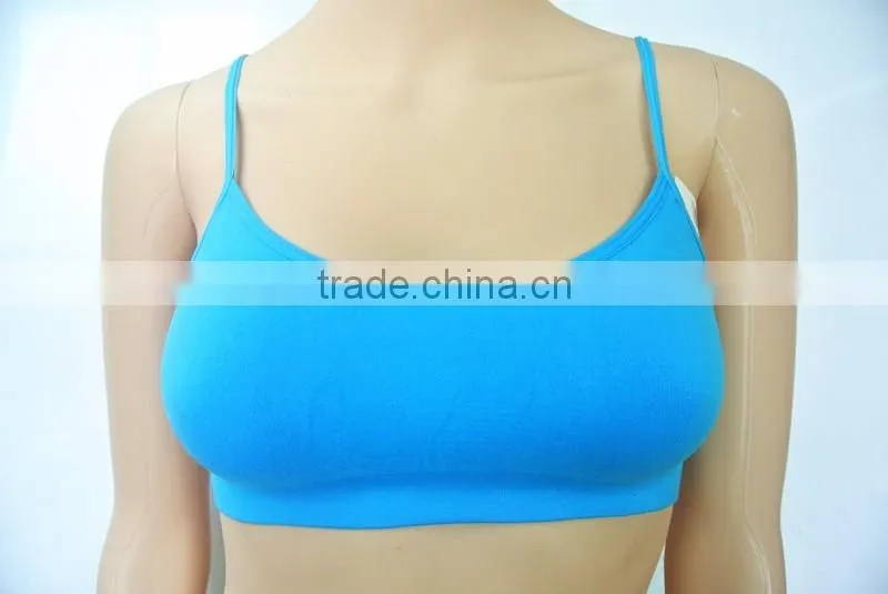 2016 Shantou Sport Bras Seamless Cheap Padded Yoga Bra Tops