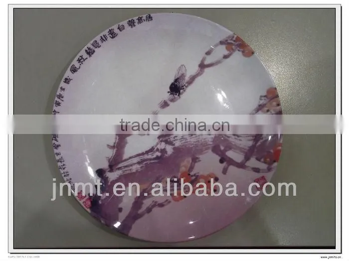 Delicate 12inch sublimation ceramic coated plate
