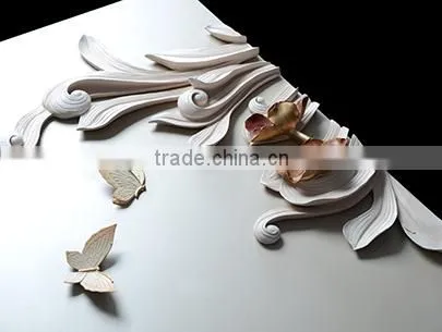2015 Wall Hanging Fine Figurine Style and handmade flower painting