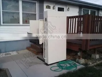 Outdoor electric wheelchair lift small elevator for homes with no rust ce price