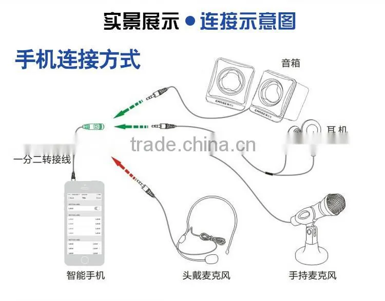 Mini Mobile Phone Karaoke Microphone, phone microphone for phone and laptop