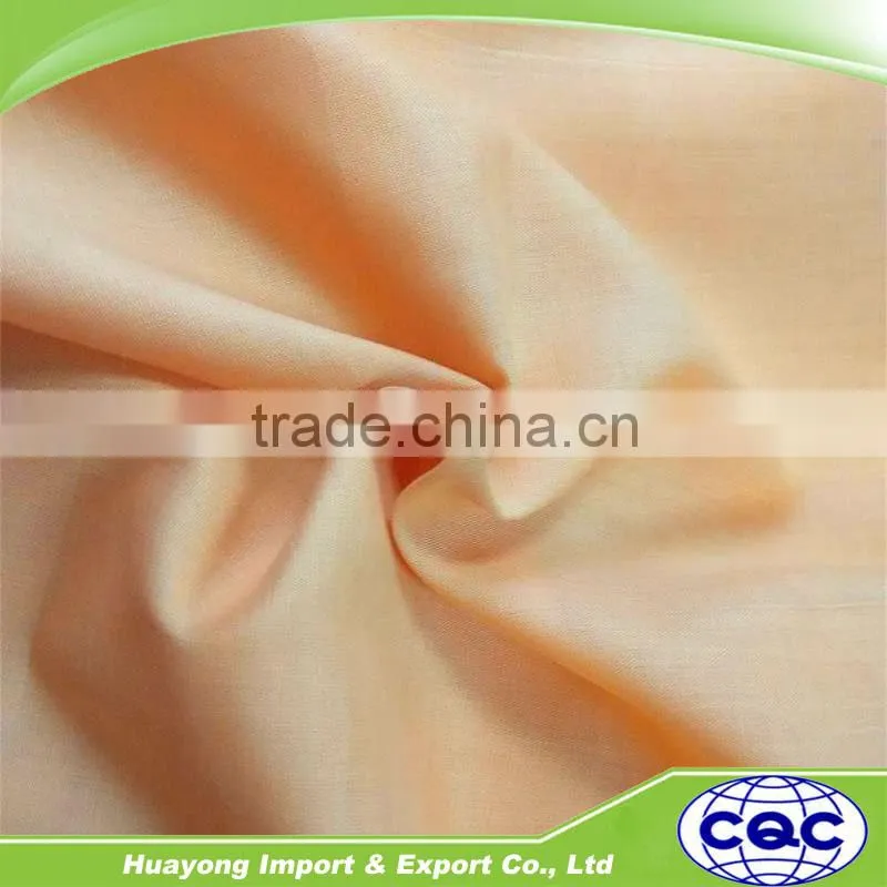 China factory polyester cotton lining fabric dress lining men's t shirt fabric