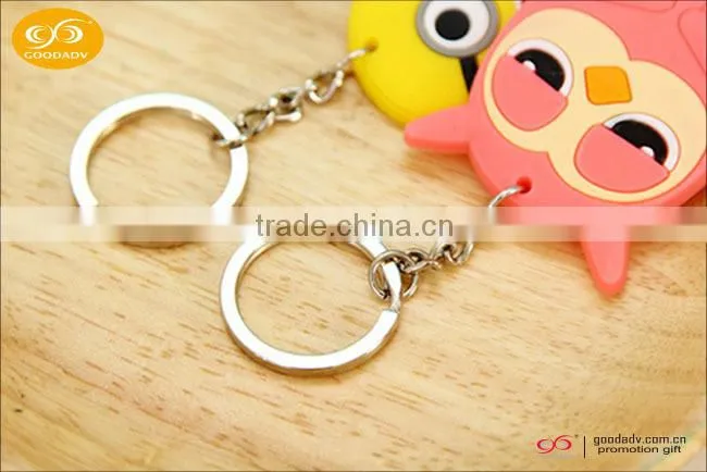 2015 Hot cheap wholesale fashion cartoon design keychain