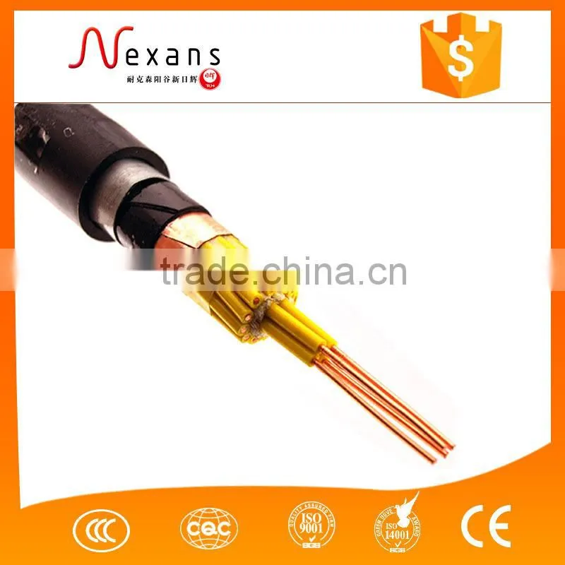 Nexans high quality aluminum wire conductor pvc coated electrical wire and cable