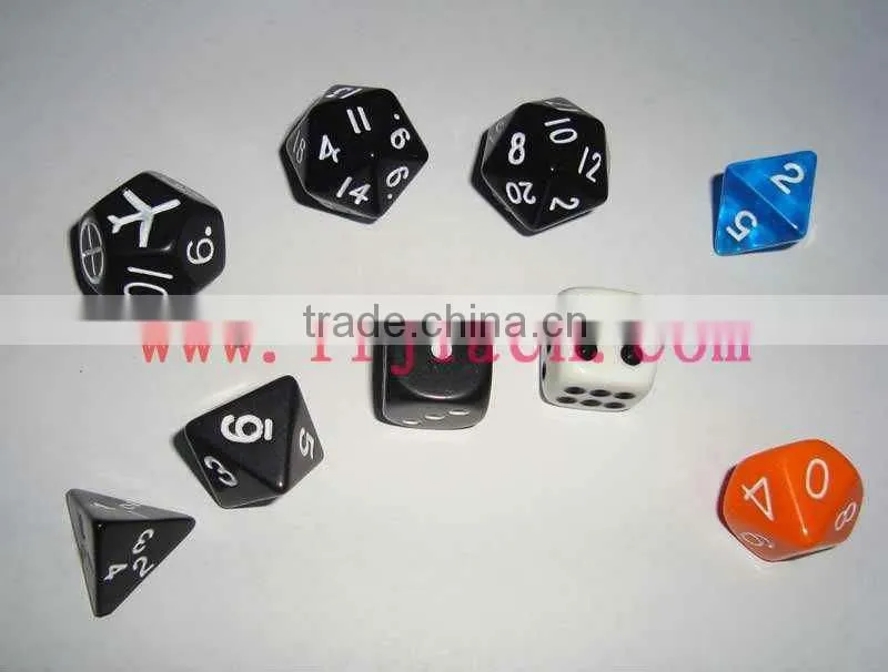 Colored Acrylic Dice