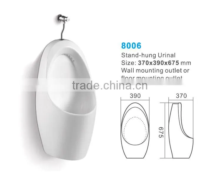 sanitary ware ceramic waterless urinal
