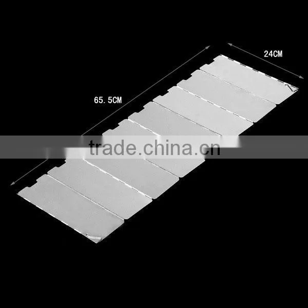 outdoor aluminum wind shield