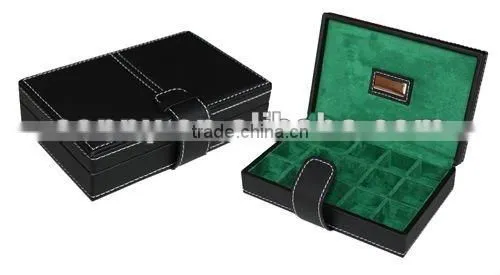 Elegant Ebony Wood Cufflink gift Box