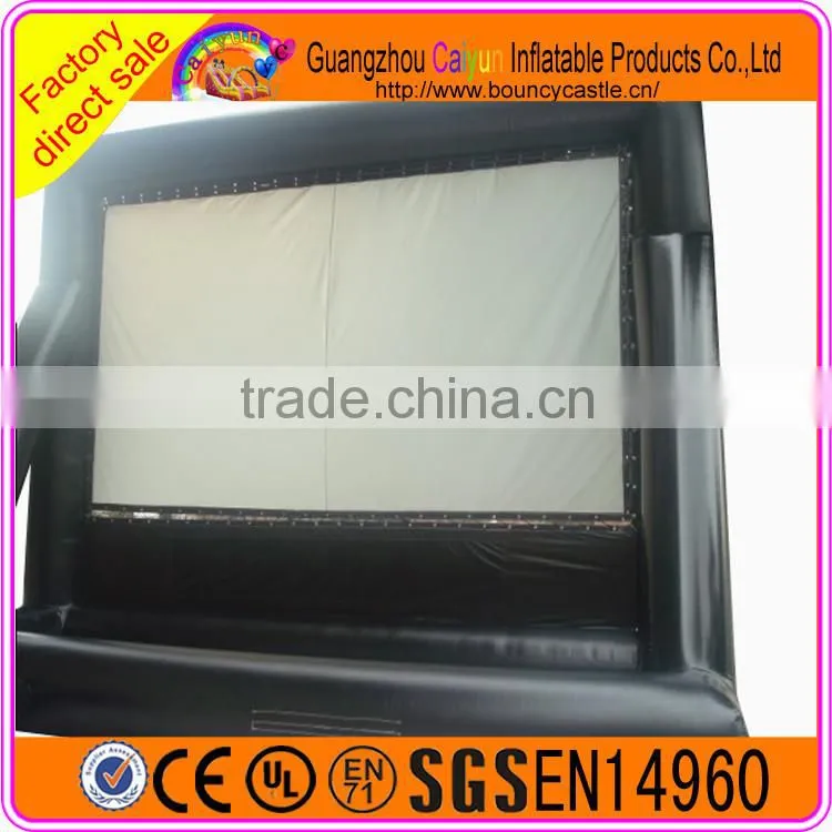 Inflatable moive screen for outdoor indoor