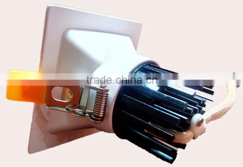 CE ROHS approved China 5w 7w 12w 20w square recessed led downlight dimmable with CRI>80