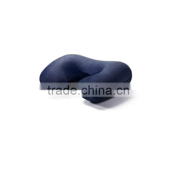 Wholesale promotion camping pvc travel flocked inflatable pillow