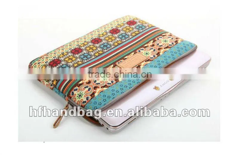 Bohemia style Laptop Bag Popular Durable waterproof&shockproof computer bag for tablet PC 2012