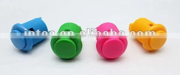 28mm pink plastic arcade game machine push button Momentary large game accessories