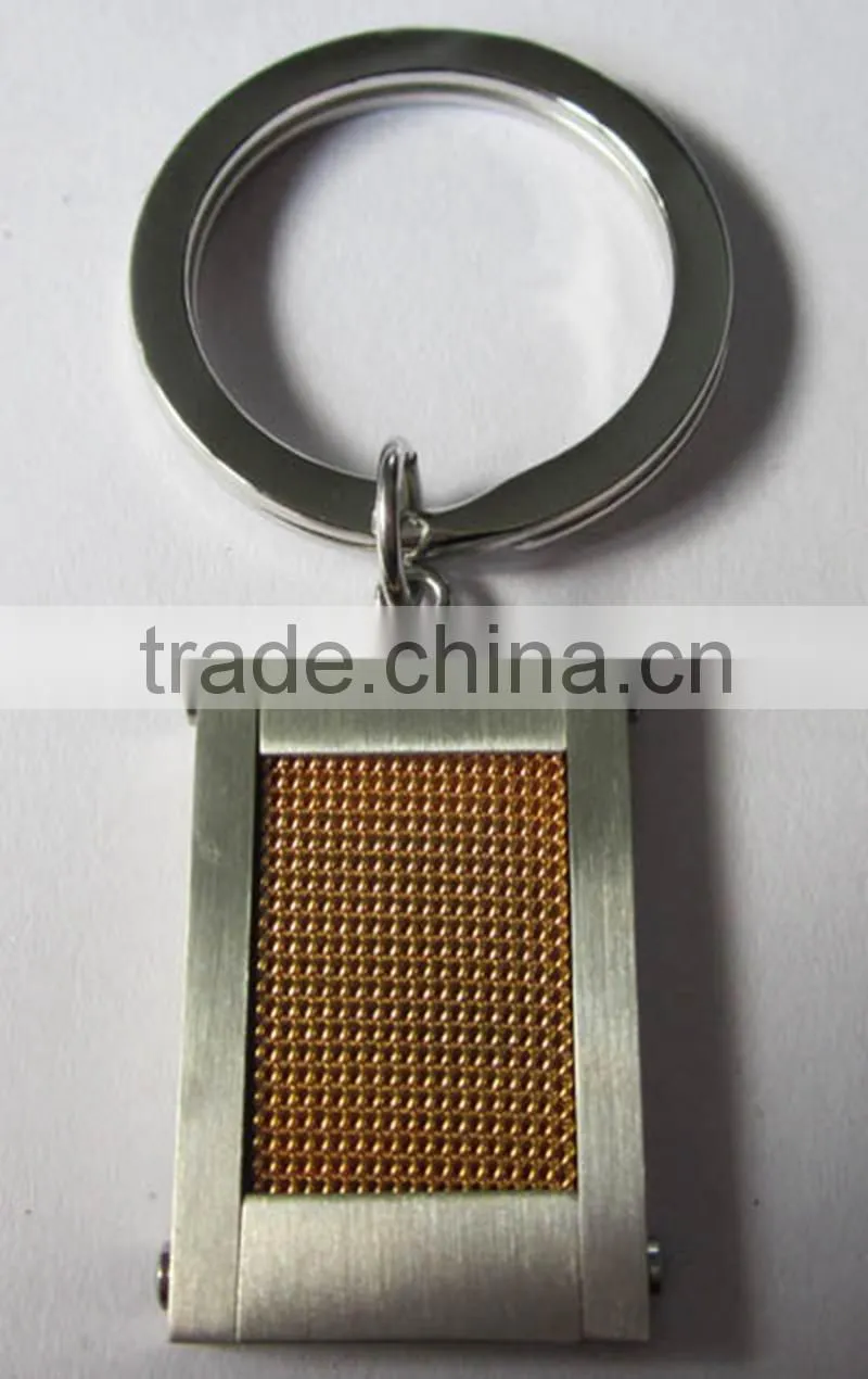 316l stainless steel Personalized design steel custom logo blank key chain