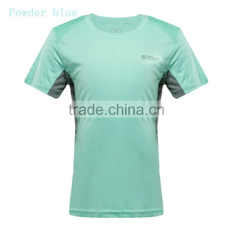 Short sleeve T-shirt quick-drying uv moisture absorption perspiration beautiful and high elasticity