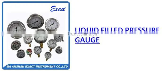 Exact Liquid Filled Air Conditioner Pressure Gauges